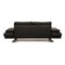 Model 6600 3-Seater Sofa in Blue Black Leather from Rolf Benz, Image 8