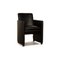 Fauteuil Rialto en Cuir Noir de Willi Schillig 1