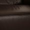 Sofá de dos plazas Tangram de cuero marrón de Himolla, Imagen 3