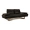 Model 6600 2-Seater Sofa in Black Leather from Rolf Benz 7
