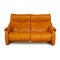 Cumuly 2-Seater Sofa in Goldenrod Leather from Himolla 1