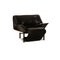 Veranda Lounge Chair in Black Leather by Vico Magistretti for Cassina, Image 1