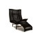 Veranda Lounge Chair in Black Leather by Vico Magistretti for Cassina, Image 3