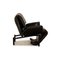 Sillón Veranda de cuero negro de Vico Magistretti para Cassina, Imagen 8