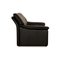 Atlanta 2-Sitzer Sofa aus schwarzem Leder von Laauser 9