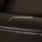 Atlanta 2-Sitzer Sofa aus schwarzem Leder von Laauser 4