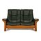 Buckingham 2-Seater Sofa in Dark Green Leather from Stressless 1