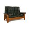 Divano a due posti Buckingham in pelle verde scuro di Stressless, Immagine 8