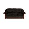 Victoria 3-Sitzer Sofa, 2-Sitzer Sofa und Sessel aus schwarzem Leder von Nieri, 3er Set 11