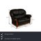 Victoria 3-Seater Sofa, 2-Seater Sofa and Armchair in Black Leather from Nieri, Set of 3, Image 3