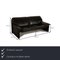 Atlanta 3-Seater Sofa, 2-Seater Sofa and Armchair in Black Leather from Laauser, Set of 3 3