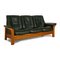 Divani Windsor a tre e due posti in pelle verde scuro di Stressless, set di 2, Immagine 10