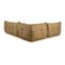 Togo Corner Sofa and Pouf in Olive Fabric by Michel Ducaroy for Ligne Roset, Set of 2 13