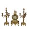 Late 18th Century Rococo Gilded Bronze Clocks, Set of 3, Image 1