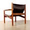 Vintage Armchairs in Leather & Beech, Italy, 1960s, Image 8