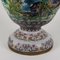 Grand Vase en Bronze avec Emaux Cloisonnés et Colorés 14