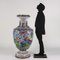 Large Bronzse Vase with Cloisonné and Colored Enamels 2