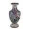 Large Bronzse Vase with Cloisonné and Colored Enamels, Image 1