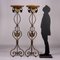 Vintage Torch Floor Lamps, Set of 2, Image 2