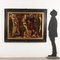 Flämischer Künstler, Christus und die Ehebrecherin, 1500er, Öl auf Holz, gerahmt 2