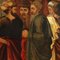 Flämischer Künstler, Christus und die Ehebrecherin, 1500er, Öl auf Holz, gerahmt 7