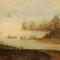 Landscape with Sea View, Late 1700s-1800s, Oil on Canvas, Framed, Image 4