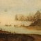 Paysage avec vue sur la mer, fin des années 1700-1800, huile sur toile, encadrée 4