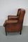 Vintage Dutch Cognac Leather Club Chair 16