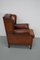 Vintage Dutch Cognac Leather Club Chair 9