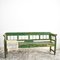 Hungarian Green Settle Bench, 1950s 2