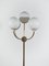 Brass and Opal Globe Floor Lamp, Germany, 1970s, Image 6