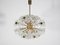 Eclipse Blowball Brass and Crystal Ceiling Light attributed to Emil Stejnar for Rupert Nikoll, 1950s, Image 9