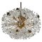 Eclipse Blowball Brass and Crystal Ceiling Light attributed to Emil Stejnar for Rupert Nikoll, 1950s, Image 1