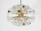 Eclipse Blowball Brass and Crystal Ceiling Light attributed to Emil Stejnar for Rupert Nikoll, 1950s, Image 7