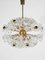 Eclipse Blowball Brass and Crystal Ceiling Light attributed to Emil Stejnar for Rupert Nikoll, 1950s, Image 8