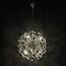 Lámpara de techo Sputnik de cromo atribuido a Valenti Luce, años 70, Imagen 9