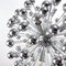 Chrome Sputnik Ceiling Lamp attributed to Valenti Luce, 1970s, Image 4