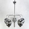 Chrome Sputnik Ceiling Lamp attributed to Klaus Hempel for Massive, Belgium, 1970s 9