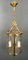 Lanterna neoclassica in bronzo e vetro rotondo, anni '40, Immagine 5