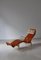 Chaise Longue Pernilla en Cuir Saddle Patiné attribuée à Bruno Mathsson, 1964 3