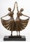Sculpture, the Dancers in the Art Deco Style, 20th Century 8