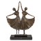 Sculpture, the Dancers in the Art Deco Style, 20th Century 1