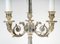 Large Napoleon III Bouillotte Lamp in Silver-Plated Bronze, 19th Century, Image 3