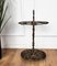 Antique Italian Gilt Cast Iron Sculpture Umbrella Stand, 1940s 5