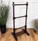 Antique Italian Walnut Towel Rack Rail with Carved Legs, 1890s 3