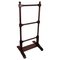 Antique Italian Walnut Towel Rack Rail with Carved Legs, 1890s, Image 1
