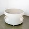 Space Age White Circular Coffee Table attributed to Opal, Germany, 1960s 5