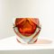 Small Red Hand-Crafted Murano Vase attributed to Flavio Poli, Italy, 1970s 2