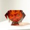 Small Red Hand-Crafted Murano Vase attributed to Flavio Poli, Italy, 1970s 3