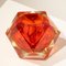 Small Red Hand-Crafted Murano Vase attributed to Flavio Poli, Italy, 1970s, Image 6